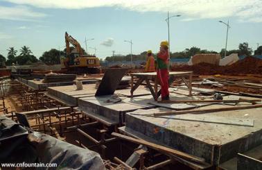 Mauritius Music Fountain and Water Treatment Project On-going
