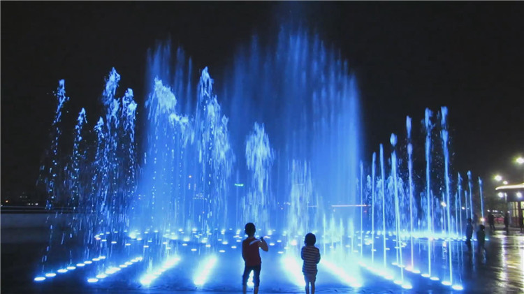 Floor Fountain Project Dancing Water Show in Foshan Ronggui