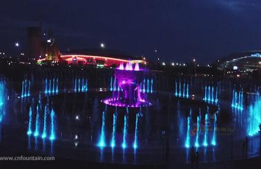 Kazakhstan Astana 20th Anniversary Celebration Dry Music Fountain