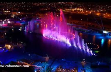 Programming of 300M by 150M Large Music Fountain Show in Riyadh KSA